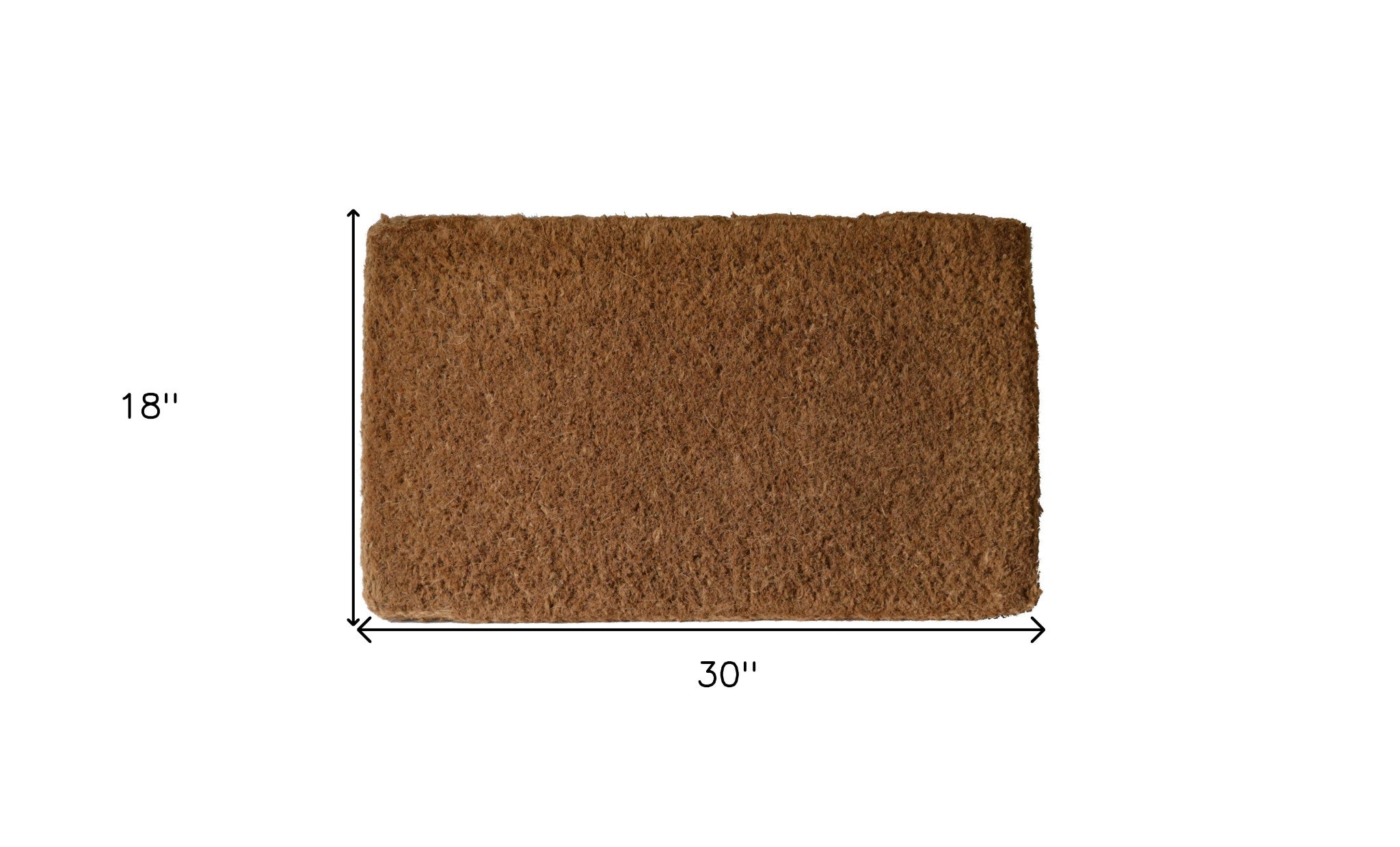 18" X 30" Brown Coir Outdoor Door Mat-4