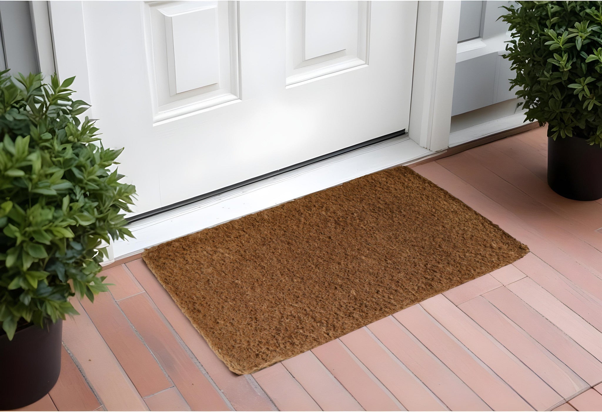 18" X 30" Brown Coir Outdoor Door Mat-0