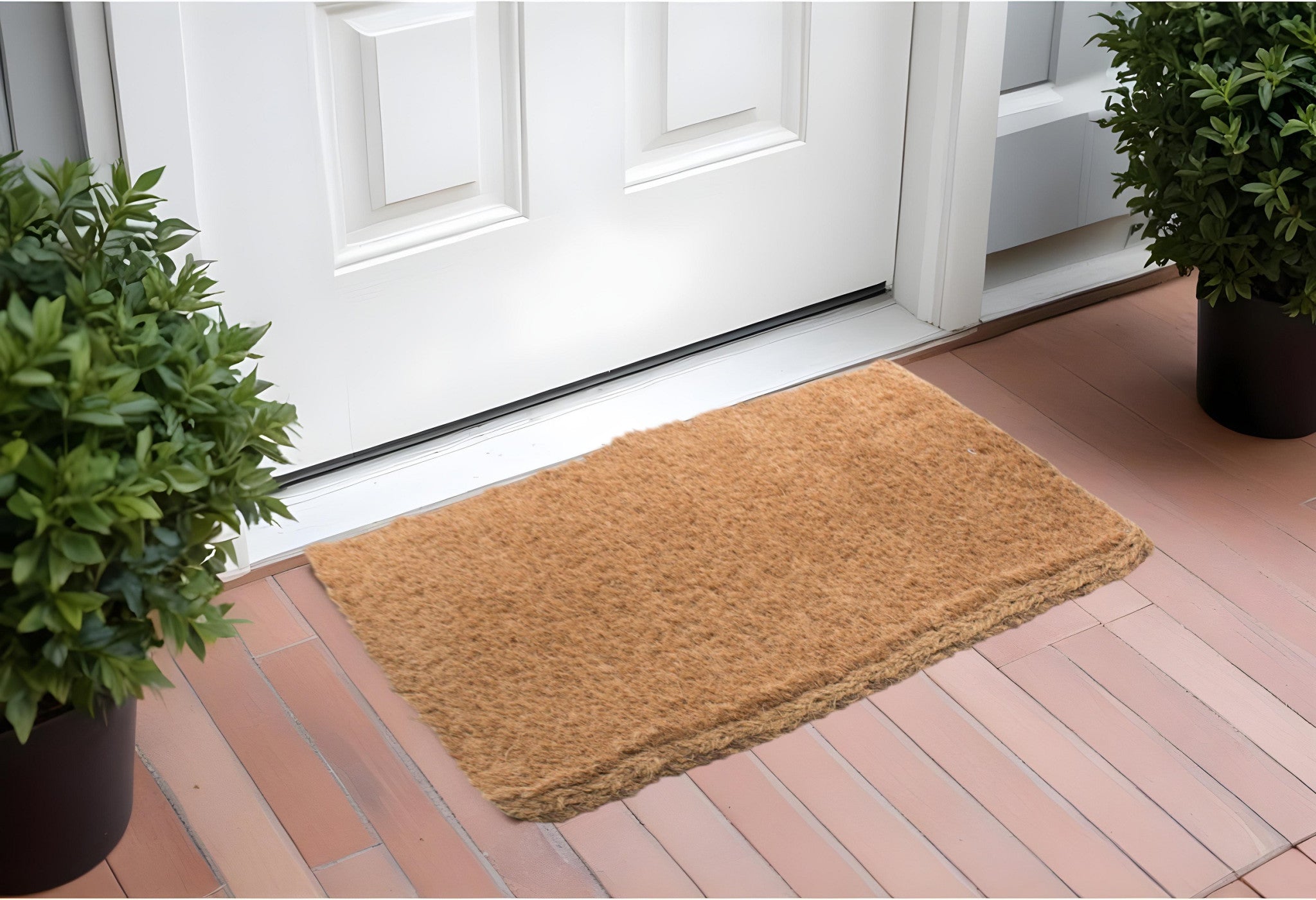 36" X 48" Brown Coir Outdoor Door Mat-0