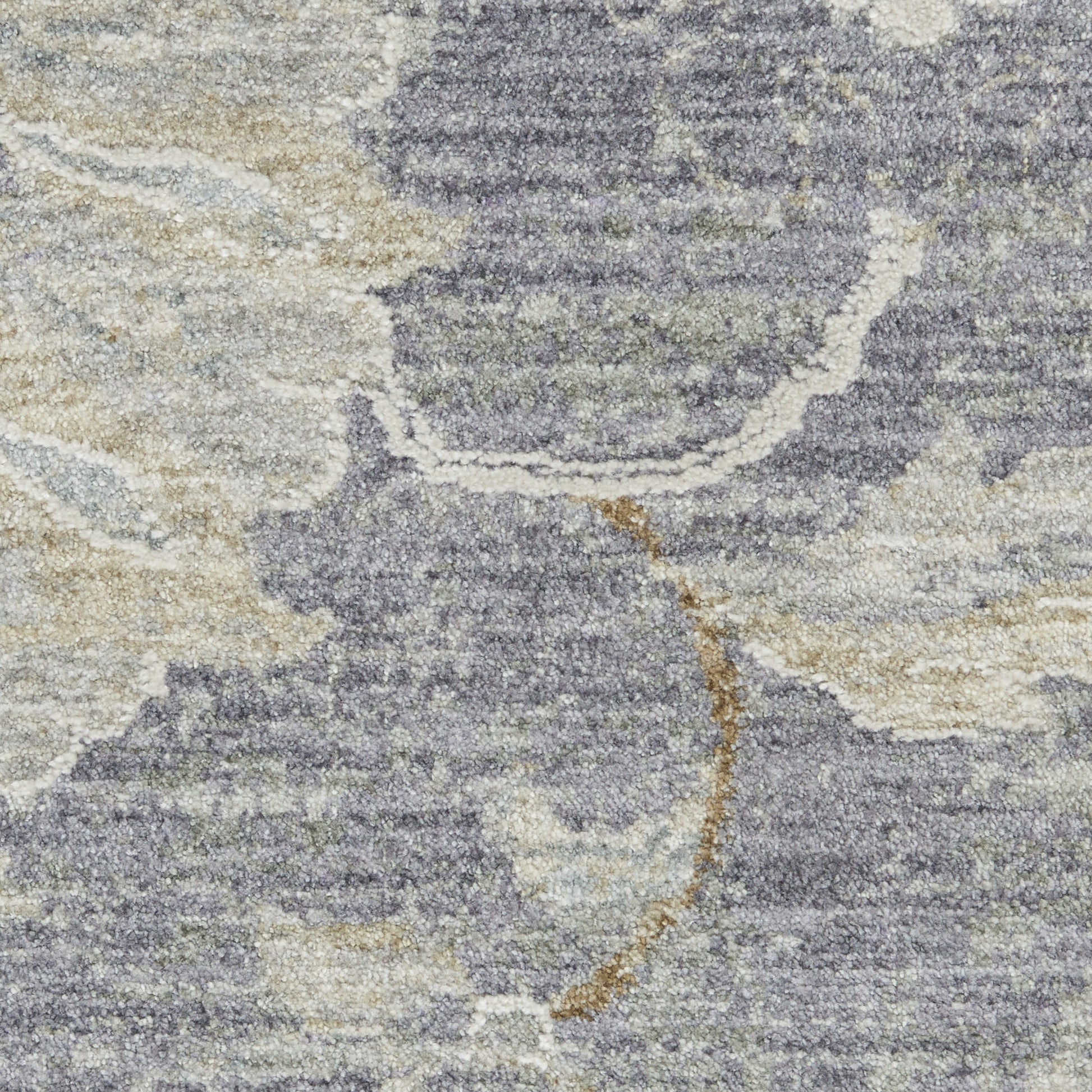 10' Gray Geometric Runner Rug-3