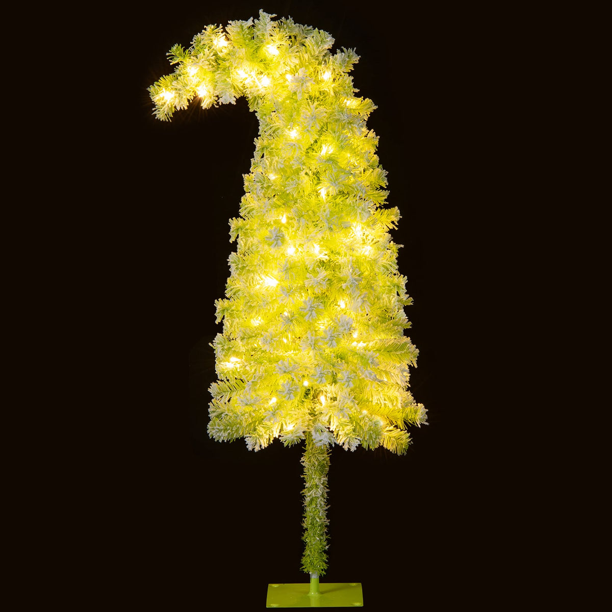 5/6/7 FT Whimsical Christmas Tree with Bendable Top and 216/290/366 Branch-5 FT-Christmas Trees-DECOROLALA