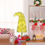 5/6/7 FT Whimsical Christmas Tree with Bendable Top and 216/290/366 Branch-5 FT-Christmas Trees-DECOROLALA