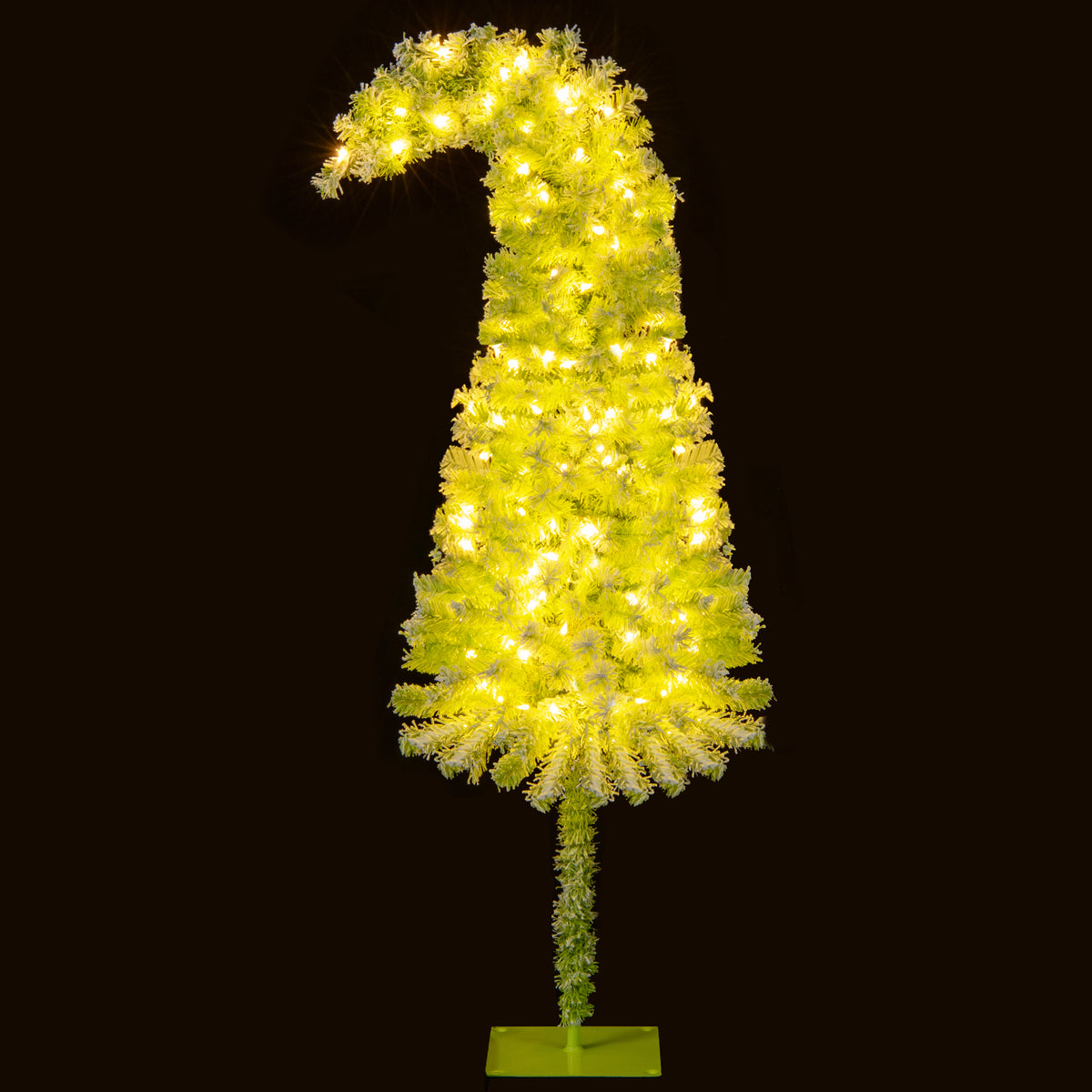 5/6/7 FT Whimsical Christmas Tree with Bendable Top and 216/290/366 Branch-6 FT-Christmas Trees-DECOROLALA