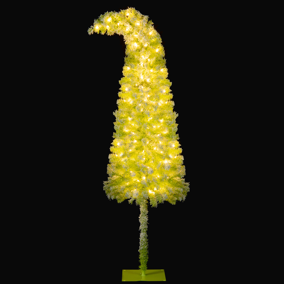 5/6/7 FT Whimsical Christmas Tree with Bendable Top and 216/290/366 Branch-7 FT-Christmas Trees-DECOROLALA