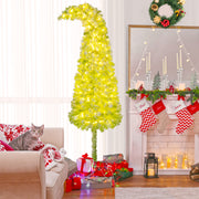 5/6/7 FT Whimsical Christmas Tree with Bendable Top and 216/290/366 Branch-7 FT-Christmas Trees-DECOROLALA
