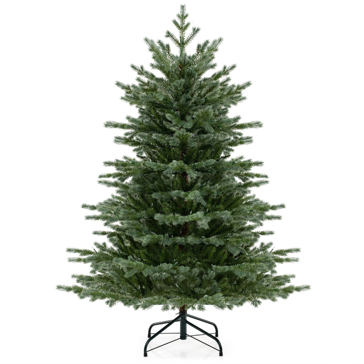 5/6/7 Feet Artificial Christmas Tree with 1426/2116/3156 Lush PVC and 200/300/400 Warm White LED Lights-5 fit-Christmas Trees-DECOROLALA