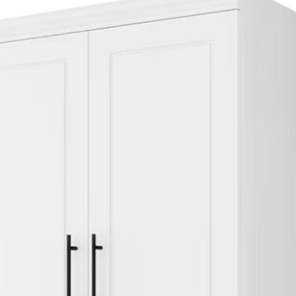 71" White Four Door Combo Dresser-Dressers-DECOROLALA