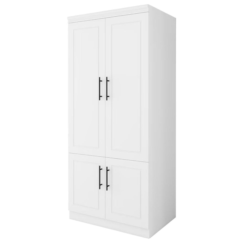 71" White Four Door Combo Dresser-Dressers-DECOROLALA