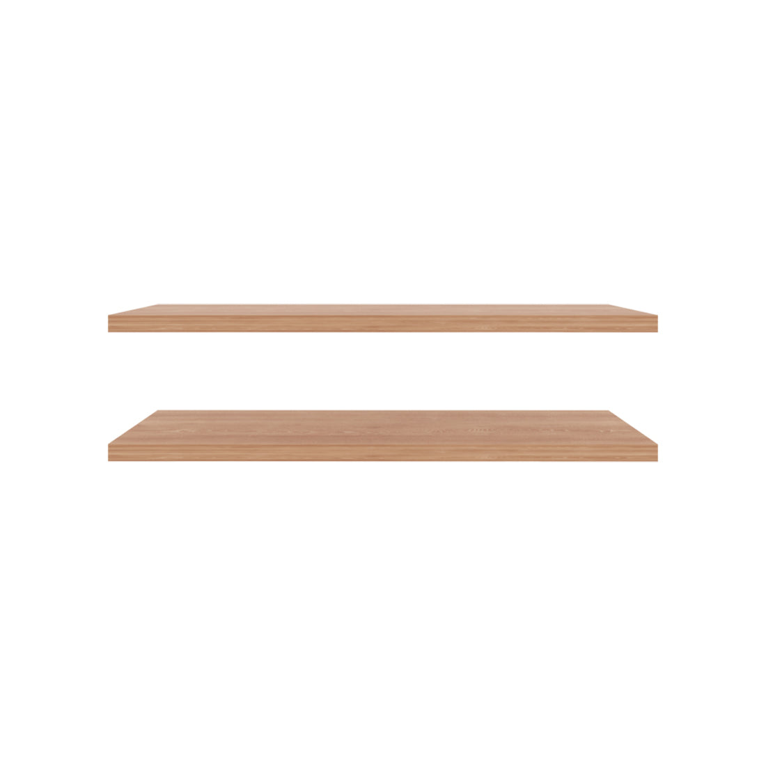 Set Of Two Wood Wall Mounted Floating Shelf-Wall Mounted Shelves-DECOROLALA