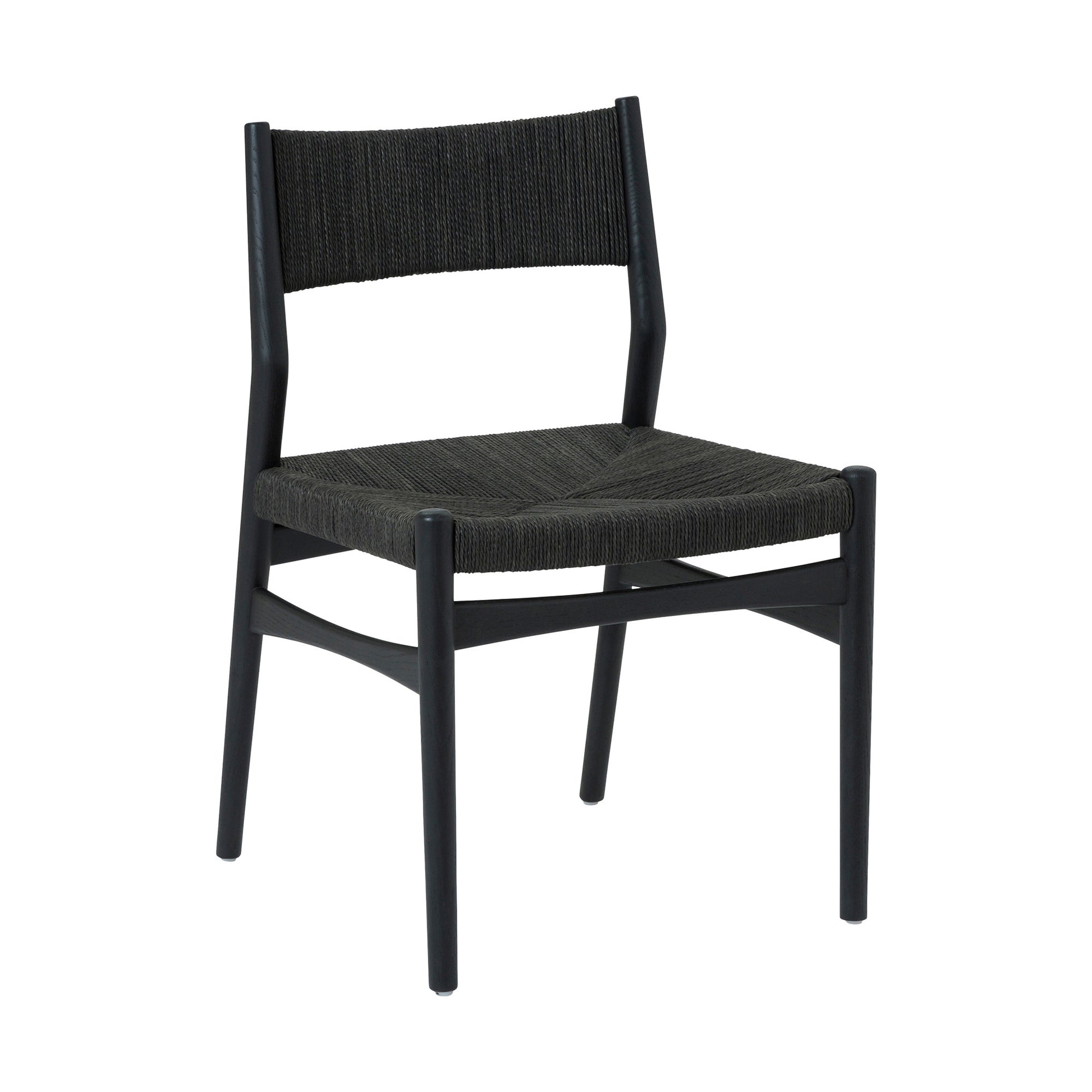 Six Piece Brown and Black Oval Dining Set with Four Chairs and Sideboard-Dining Sets-DECOROLALA