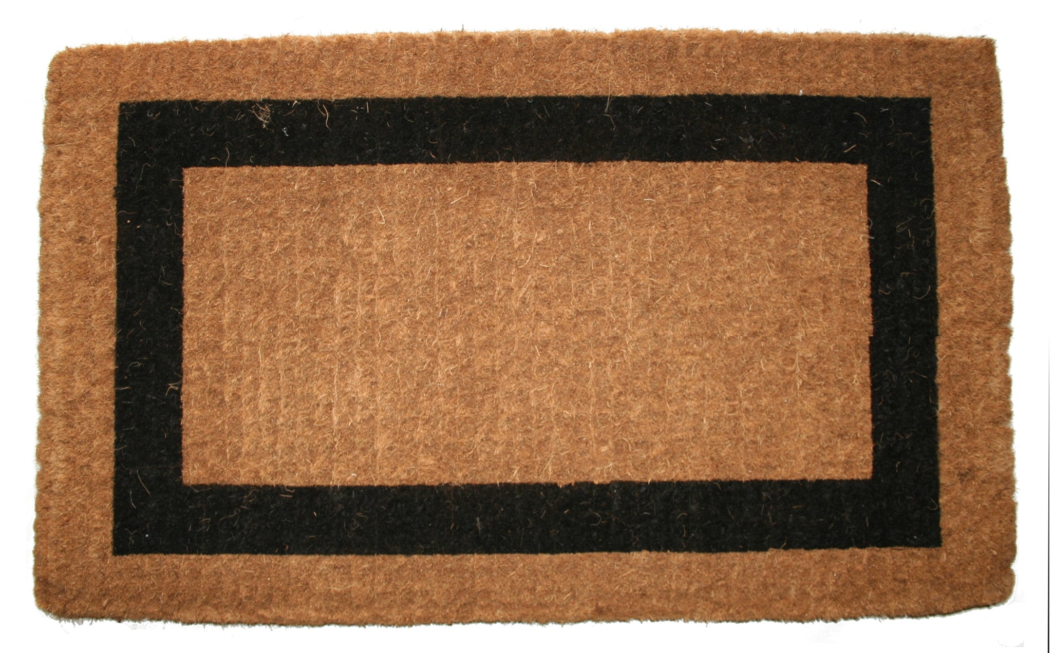 24" X 48" Brown and Black Coir Outdoor Door Mat-0