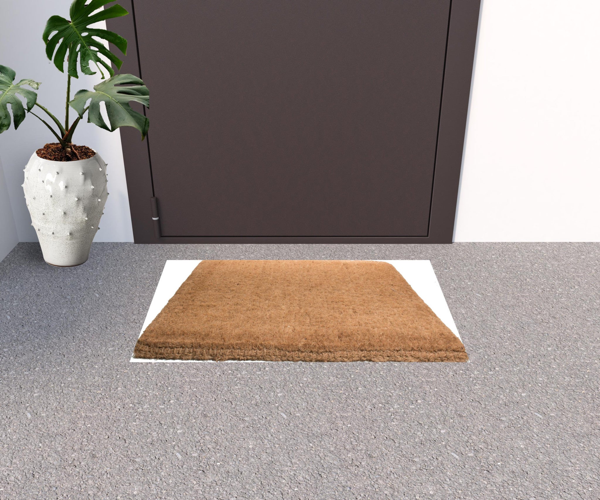 18" X 30" Brown Coir Outdoor Door Mat-1