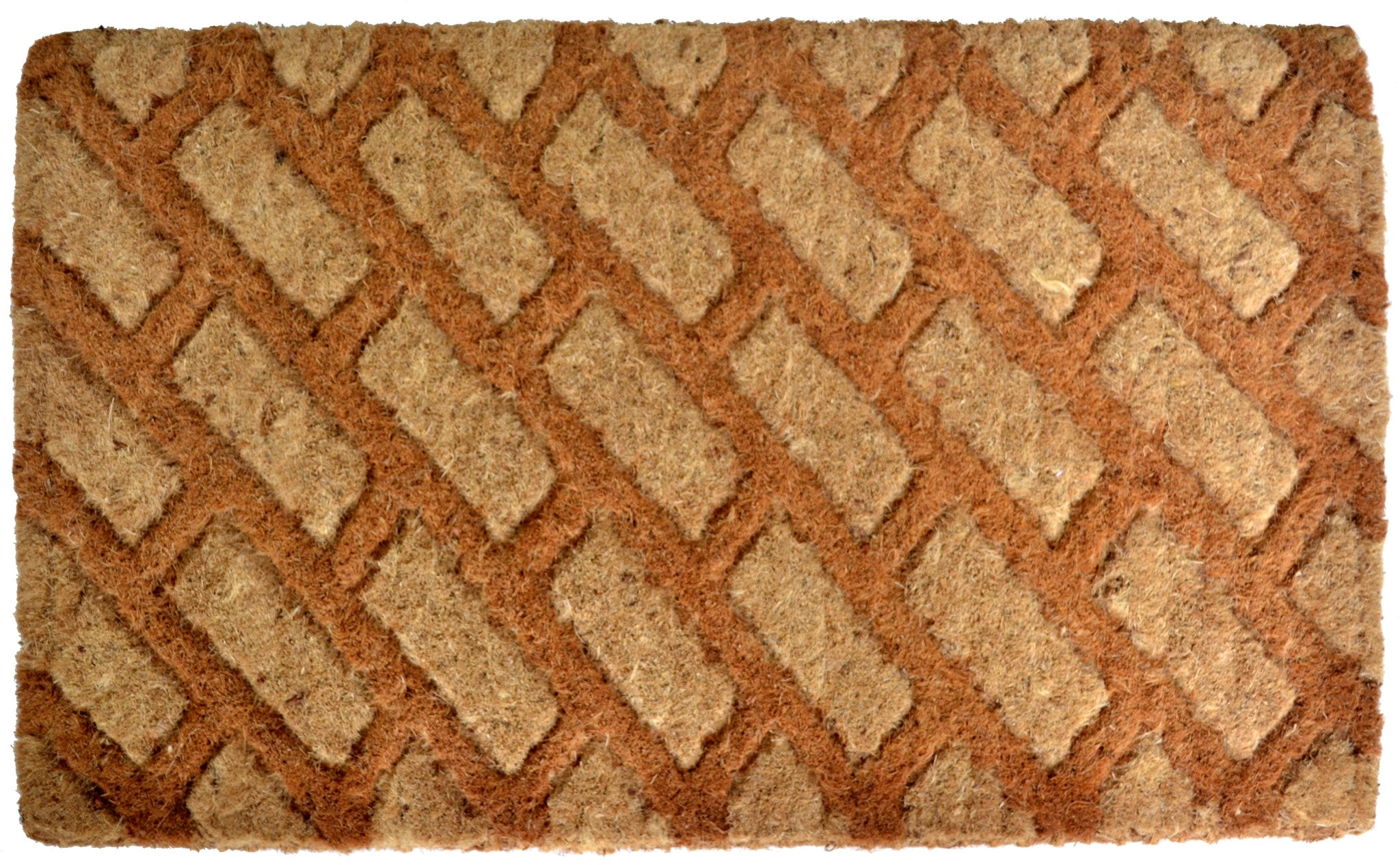 18" X 30" Brown Coir Outdoor Door Mat-0
