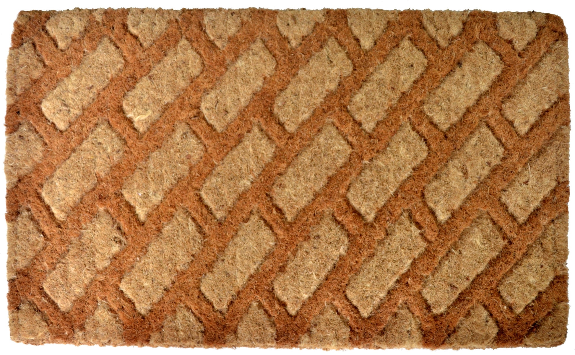 18" X 30" Brown Coir Outdoor Door Mat-5