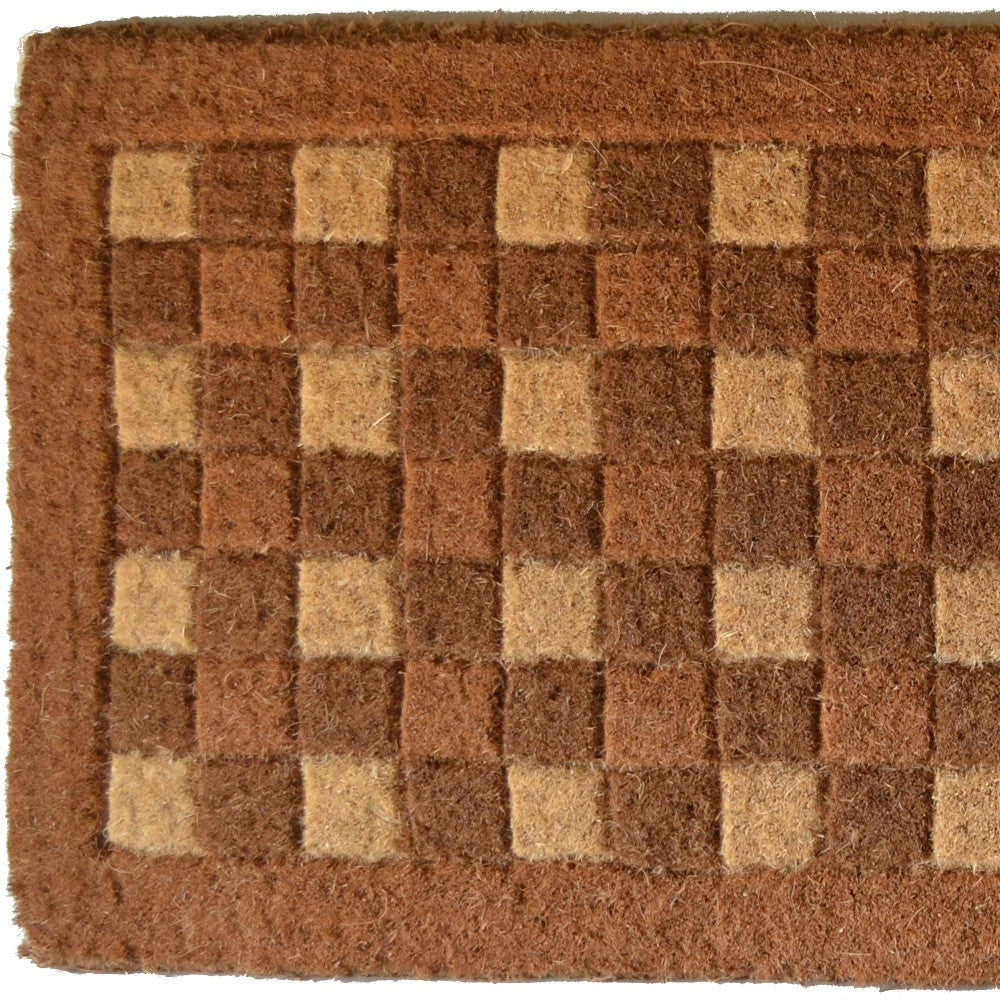 18" X 30" Brown Coir Outdoor Door Mat-5