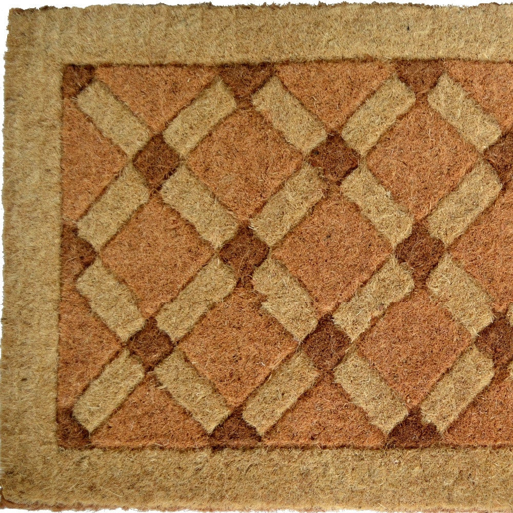 18" X 30" Brown Coir Outdoor Door Mat-4