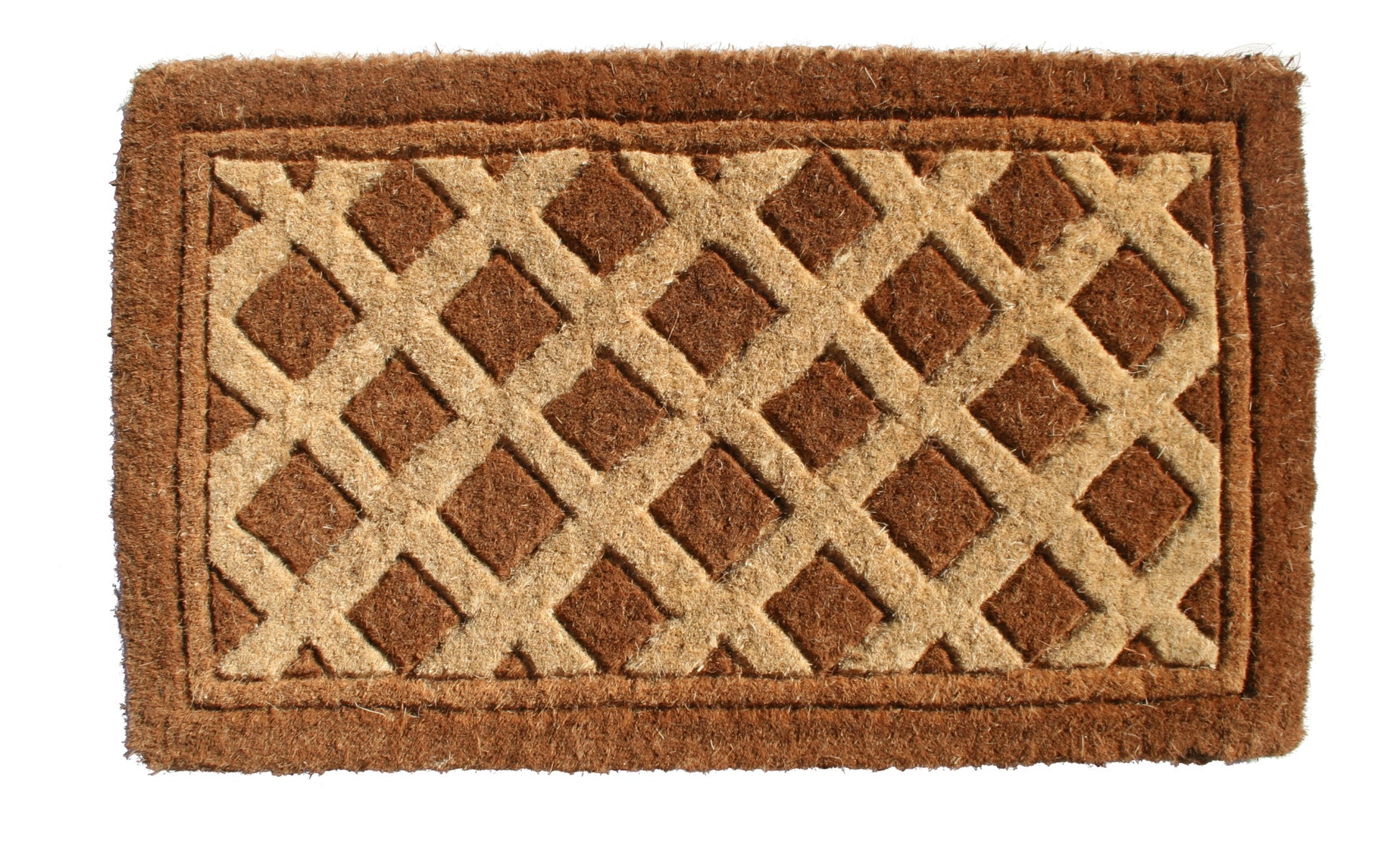 18" X 30" Brown Coir Outdoor Door Mat-0