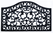 18" X 30" Black Rubber Outdoor Door Mat-0
