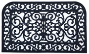 18" X 30" Black Rubber Outdoor Door Mat-0