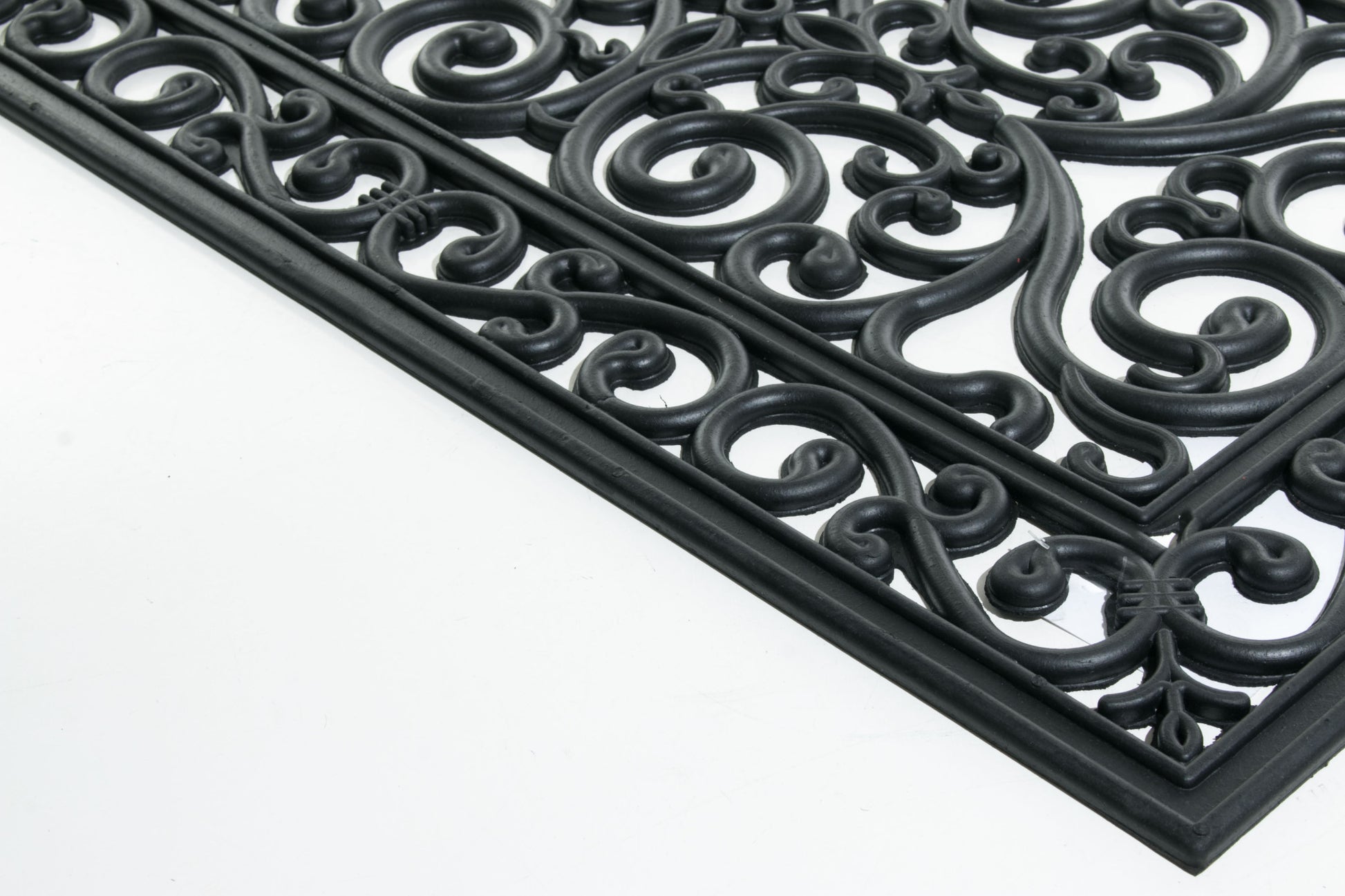 18" X 30" Black Rubber Outdoor Door Mat-4