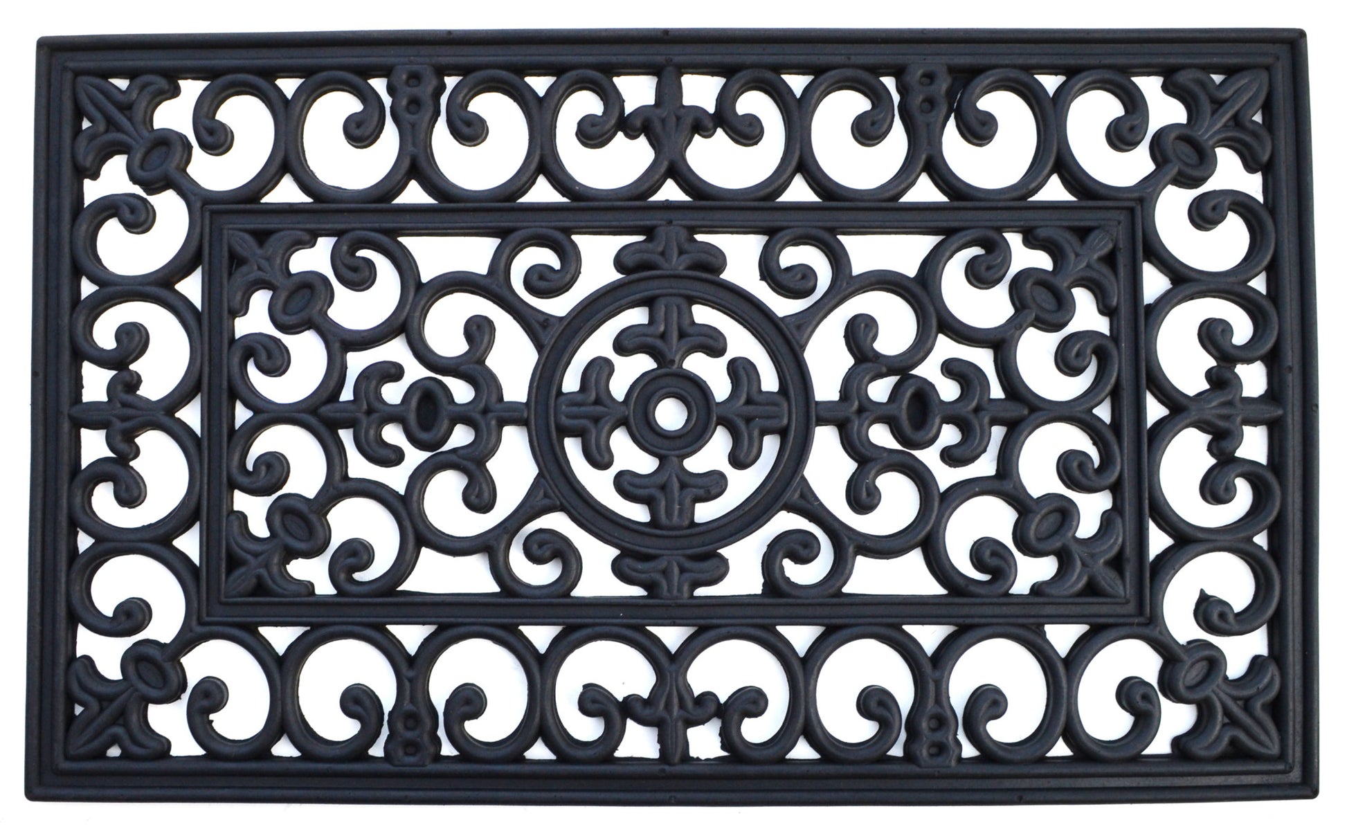 24" X 36" Black Rubber Outdoor Door Mat-3