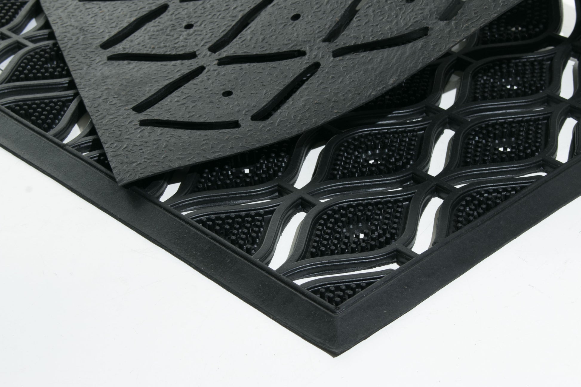 22" X 36" Black Rubber Outdoor Door Mat-5