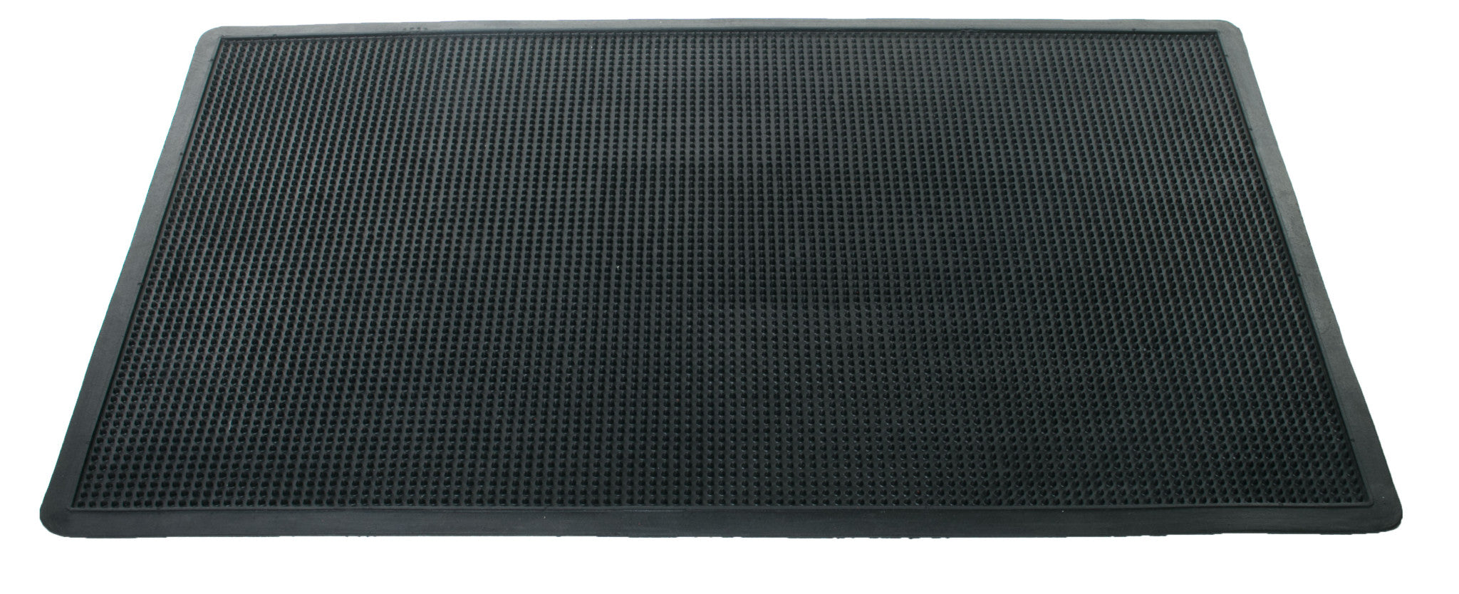 18" X 30" Black Rubber Outdoor Door Mat-5