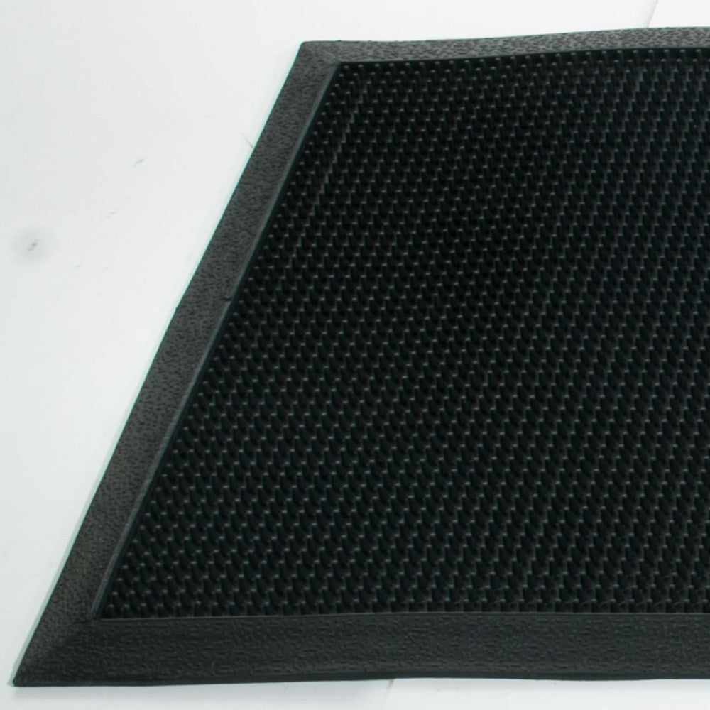 18" X 47" Black Rubber Outdoor Door Mat-5