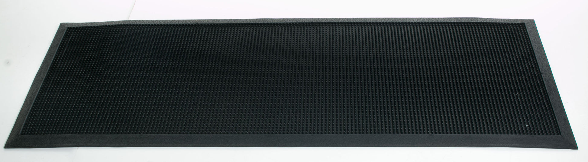 18" X 47" Black Rubber Outdoor Door Mat-1