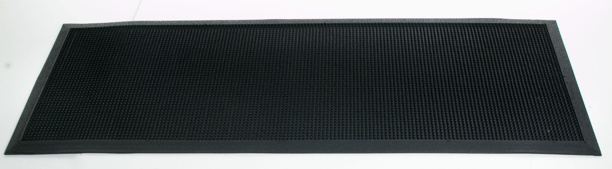 18" X 47" Black Rubber Outdoor Door Mat-1