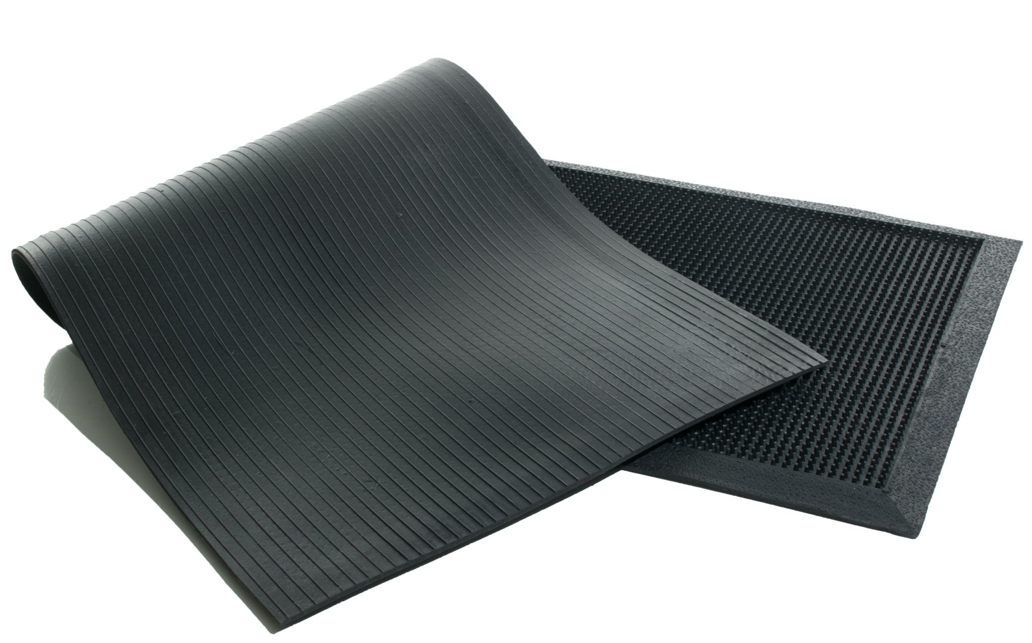 18" X 47" Black Rubber Outdoor Door Mat-3