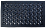 18" X 30" Black Rubber Outdoor Door Mat-0
