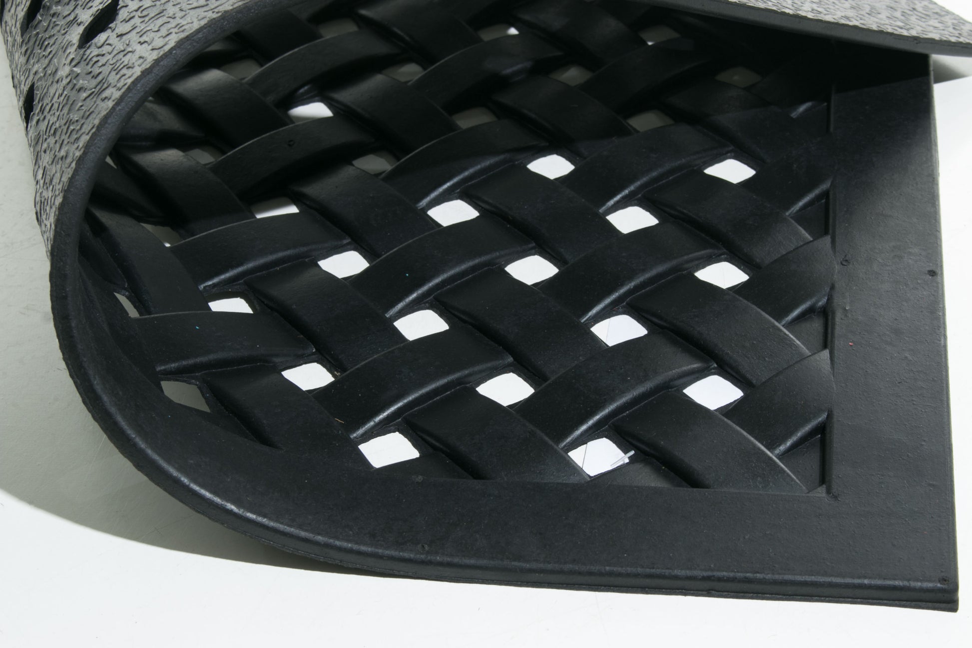 18" X 30" Black Rubber Outdoor Door Mat-4