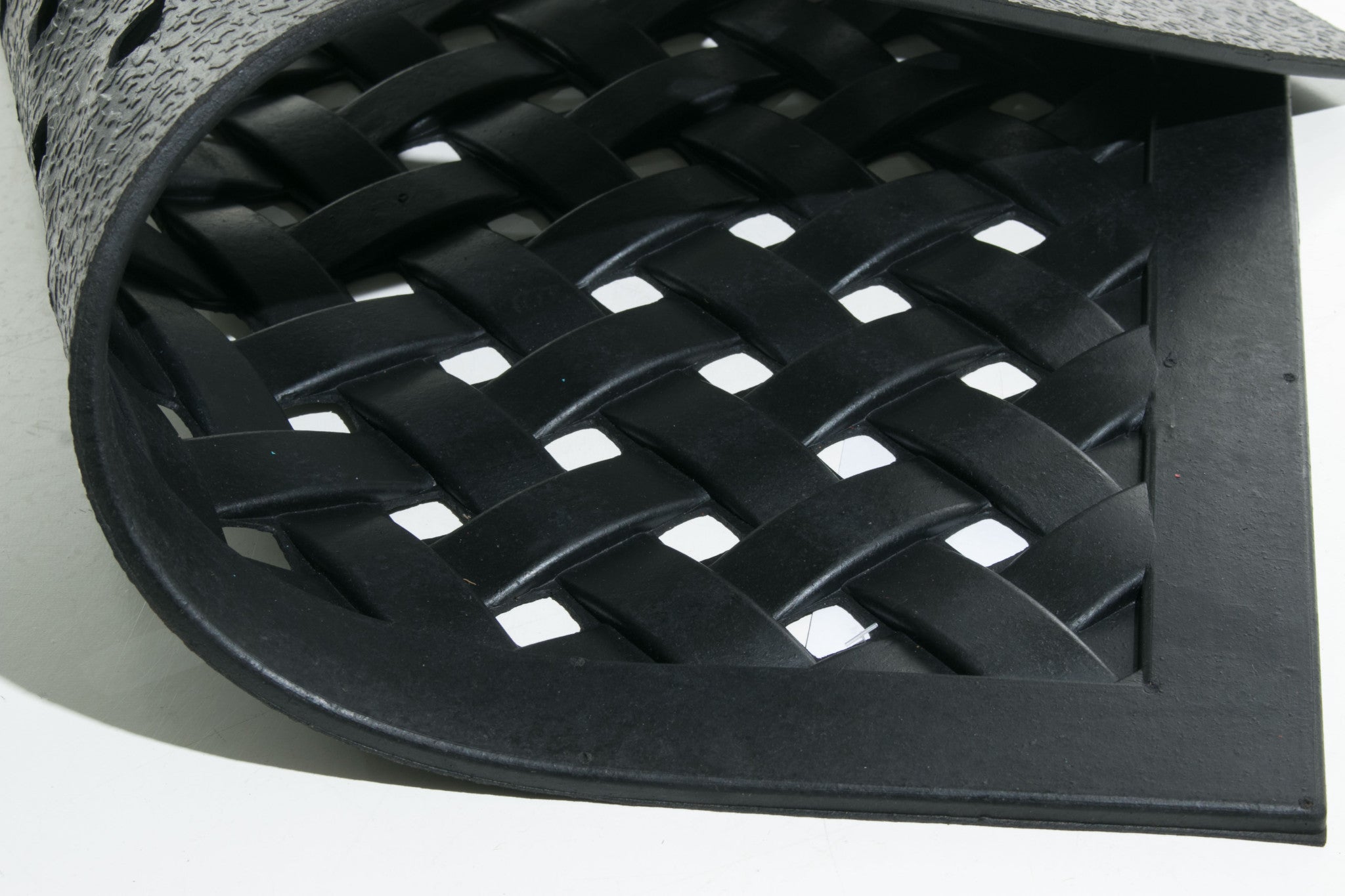 18" X 30" Black Rubber Outdoor Door Mat-4