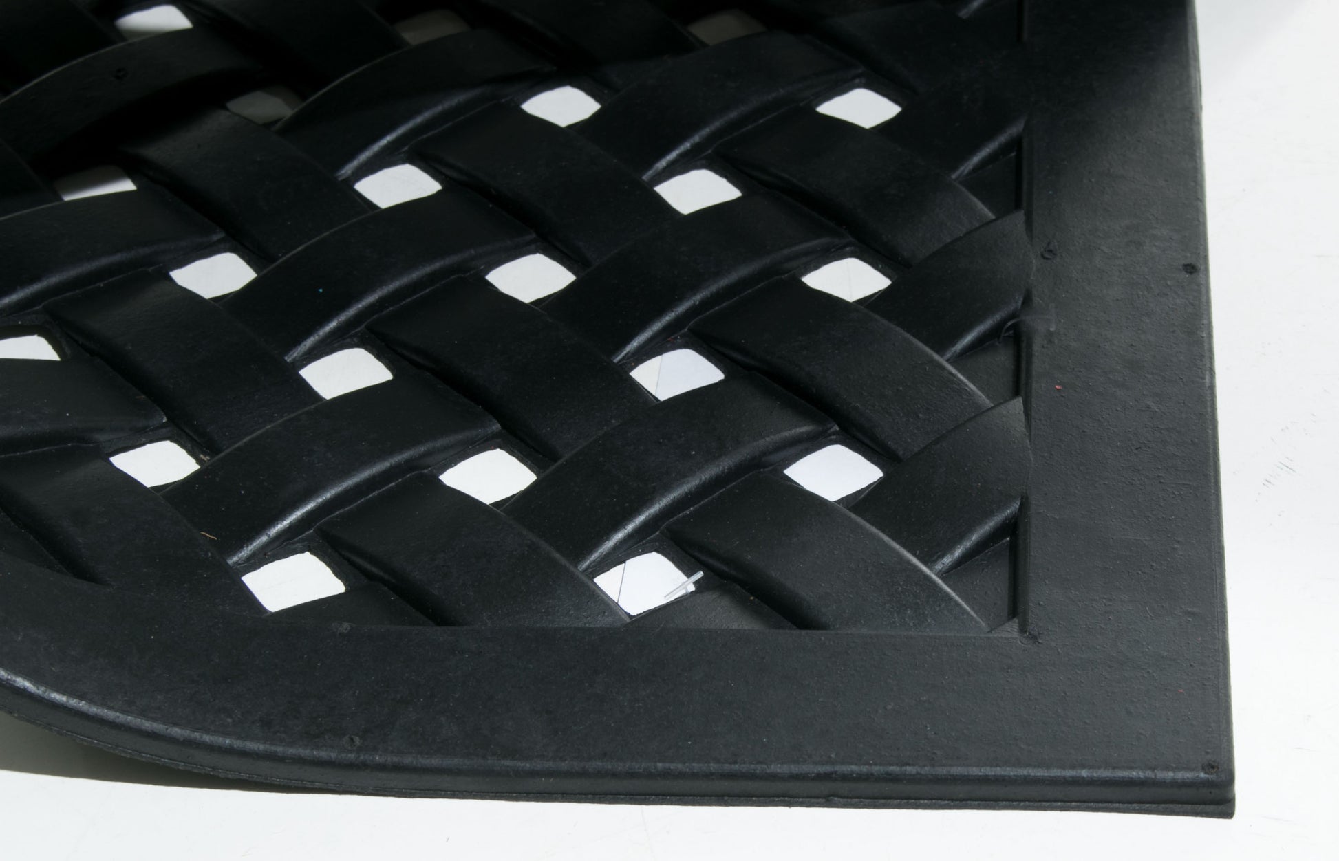 18" X 30" Black Rubber Outdoor Door Mat-5
