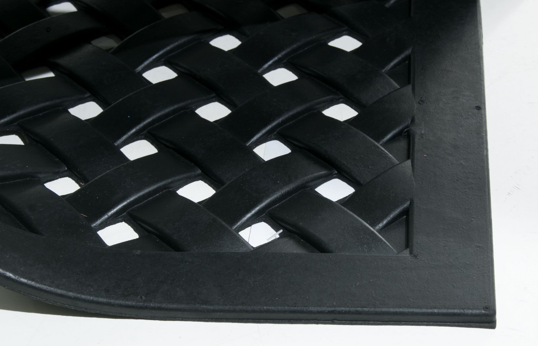 18" X 30" Black Rubber Outdoor Door Mat-5