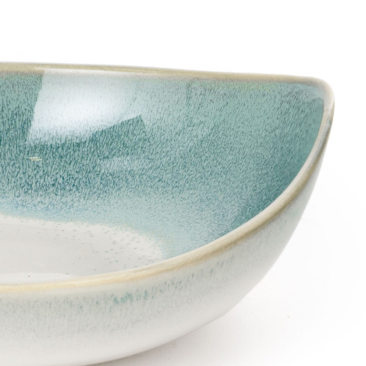 Set of Three Blue And White Ceramic Decorative Bowl-Sculptures-DECOROLALA