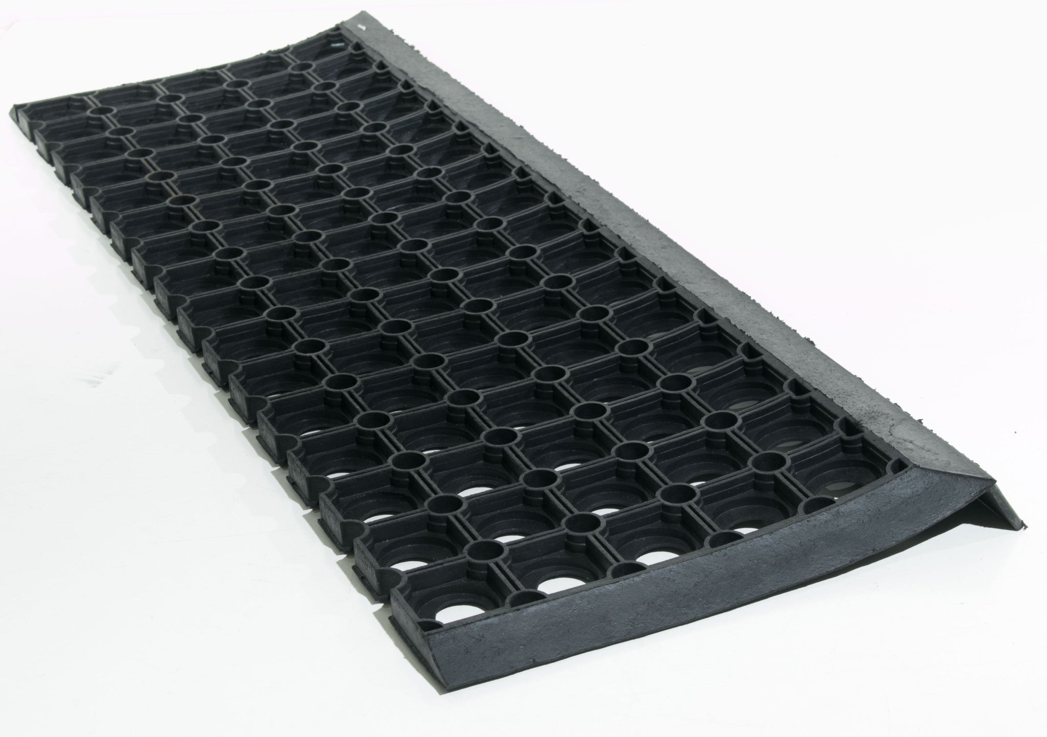 10" X 30" Black Rubber Outdoor Door Mat-3