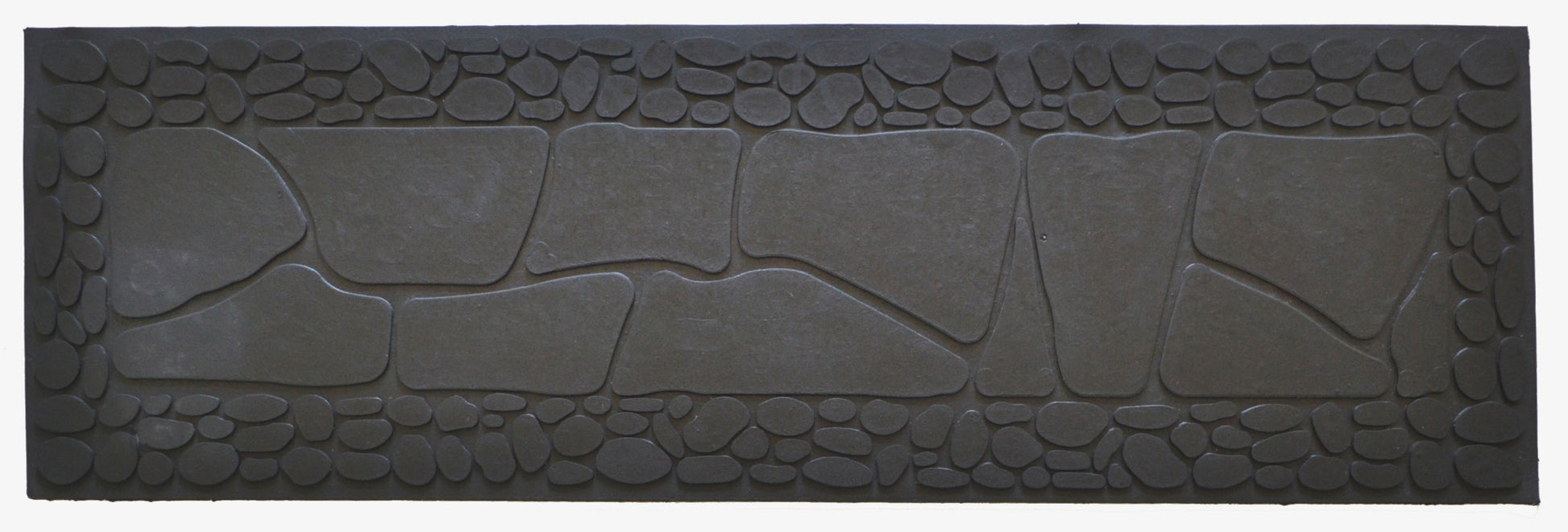 10" X 33" Black Rubber Outdoor Door Mat-0