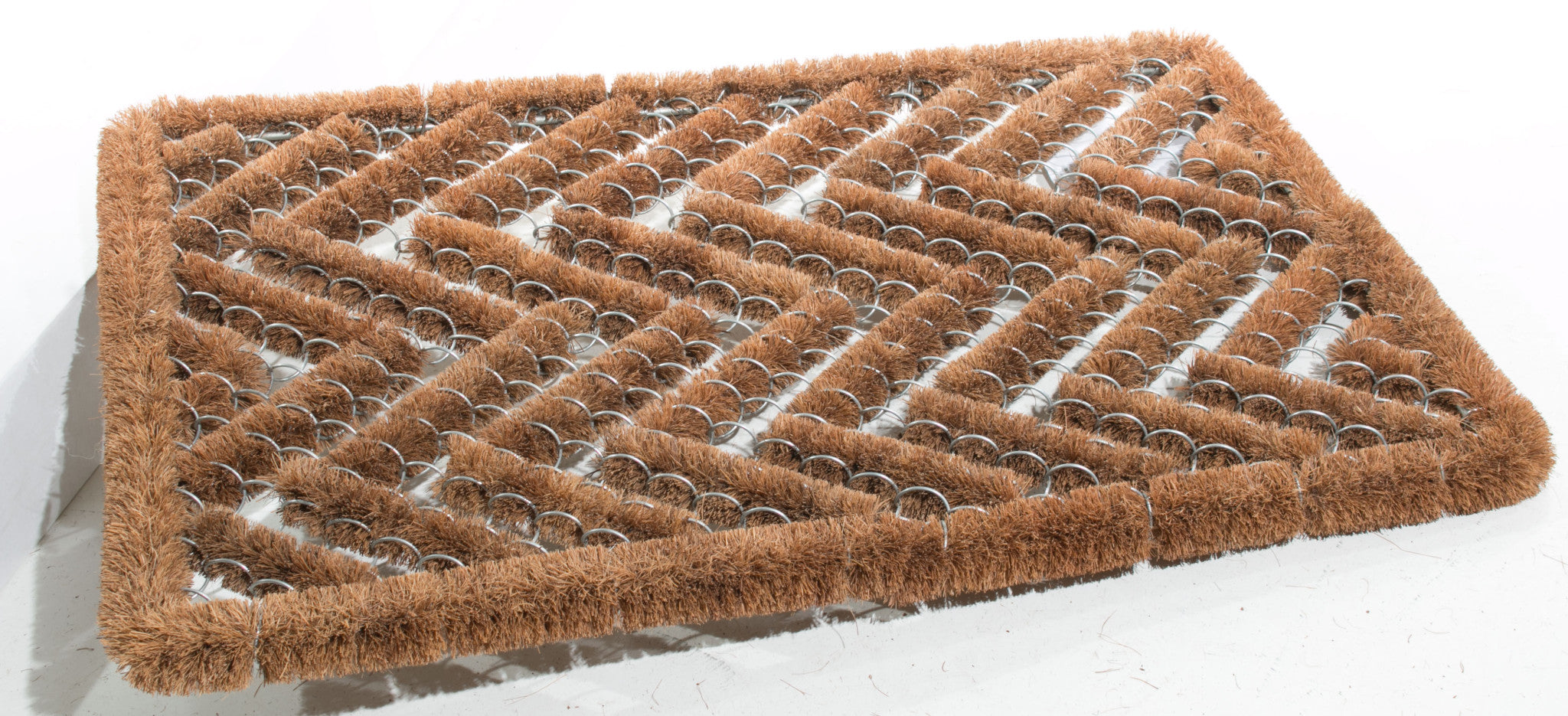 16" X 24" Brown Coir Zig Zag Outdoor Door Mat-2