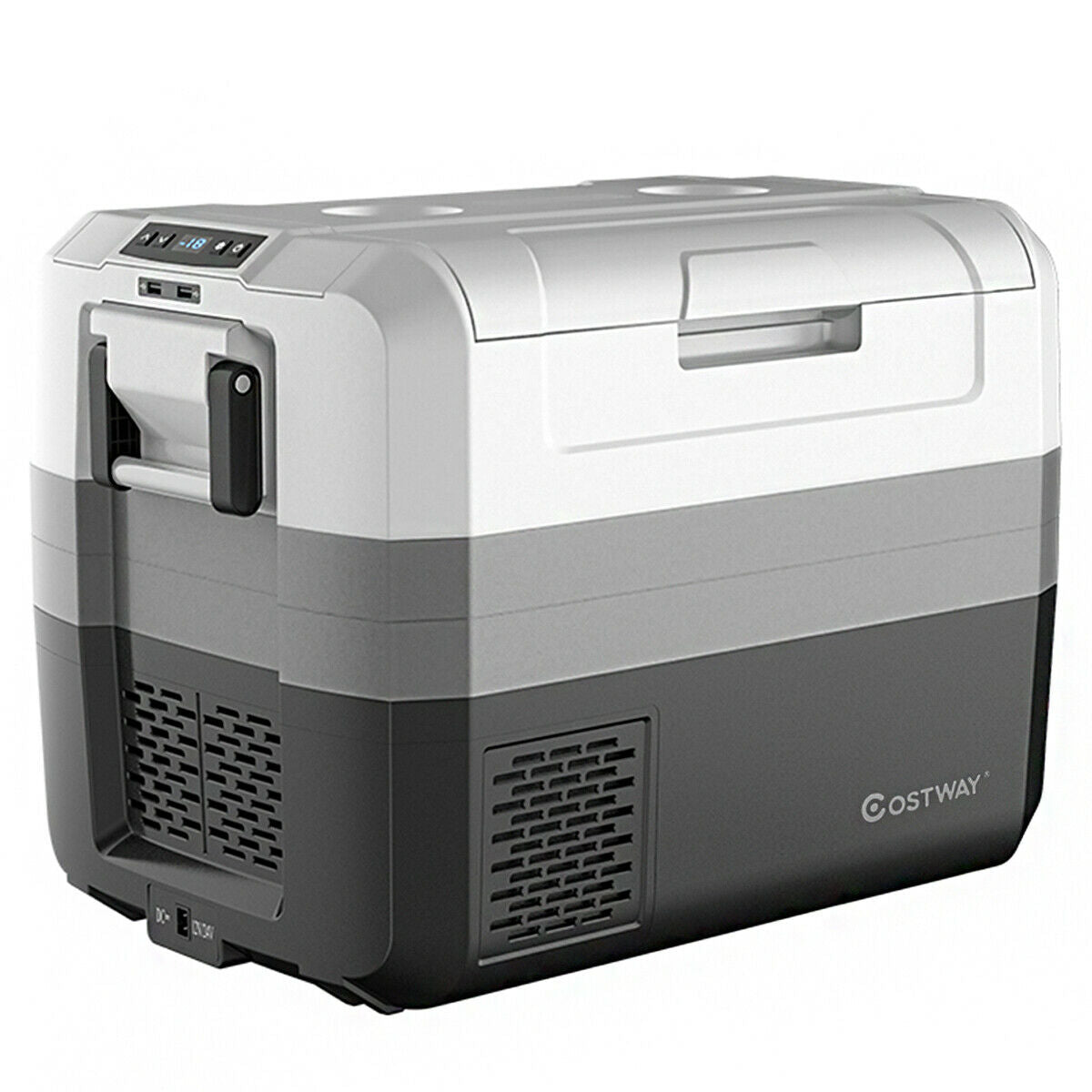 58 Quart Portable Electric Camping Car Cooler-Coolers-DECOROLALA