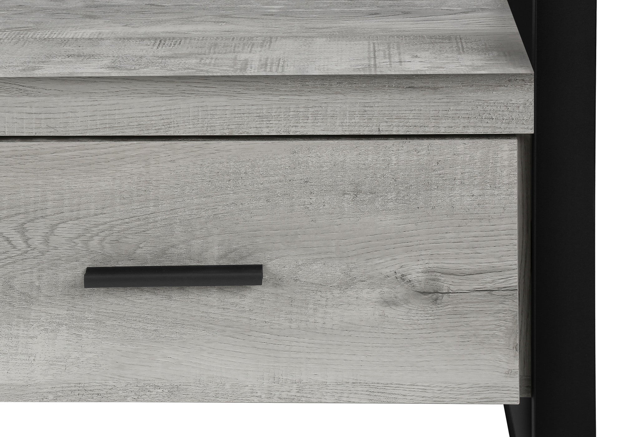 59" Brown and Black Cabinet Enclosed Storage TV Stand-TV Stands-DECOROLALA