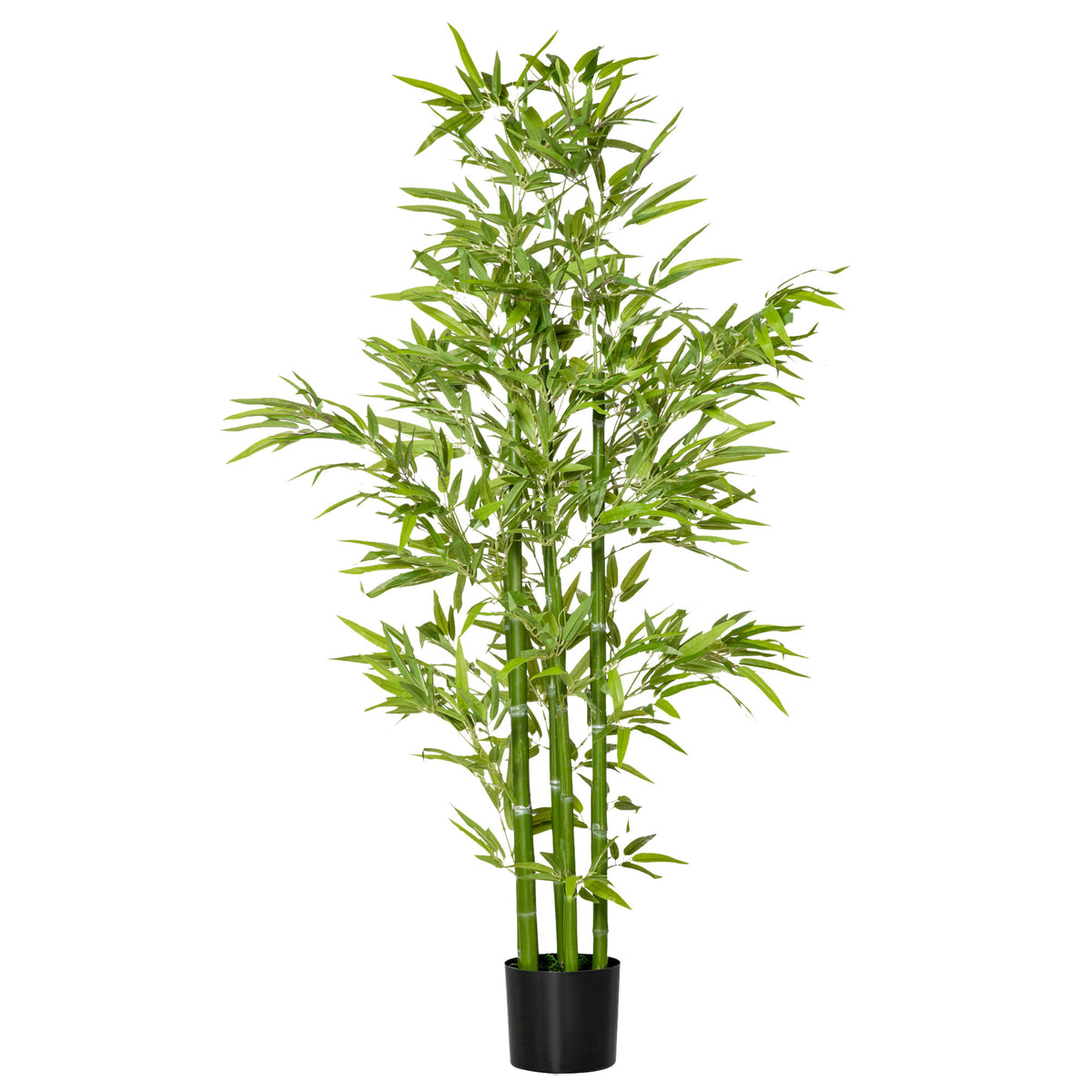 5FT Artificial Bamboo Tree Faux Decorative Plant in Nursery Pot for Indoor D√©cor-Artificial Trees-DECOROLALA