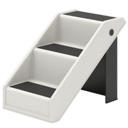 Dog Stairs for Small Dogs, 14.5" H Foldable Pet Ramp with 3 Non-Slip Steps for High Beds or Sofas