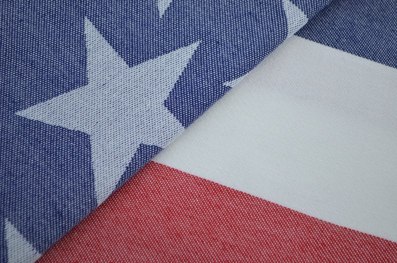 AMERICAN FLAG TURKISH TOWEL-Turkish Towel-DECOROLALA