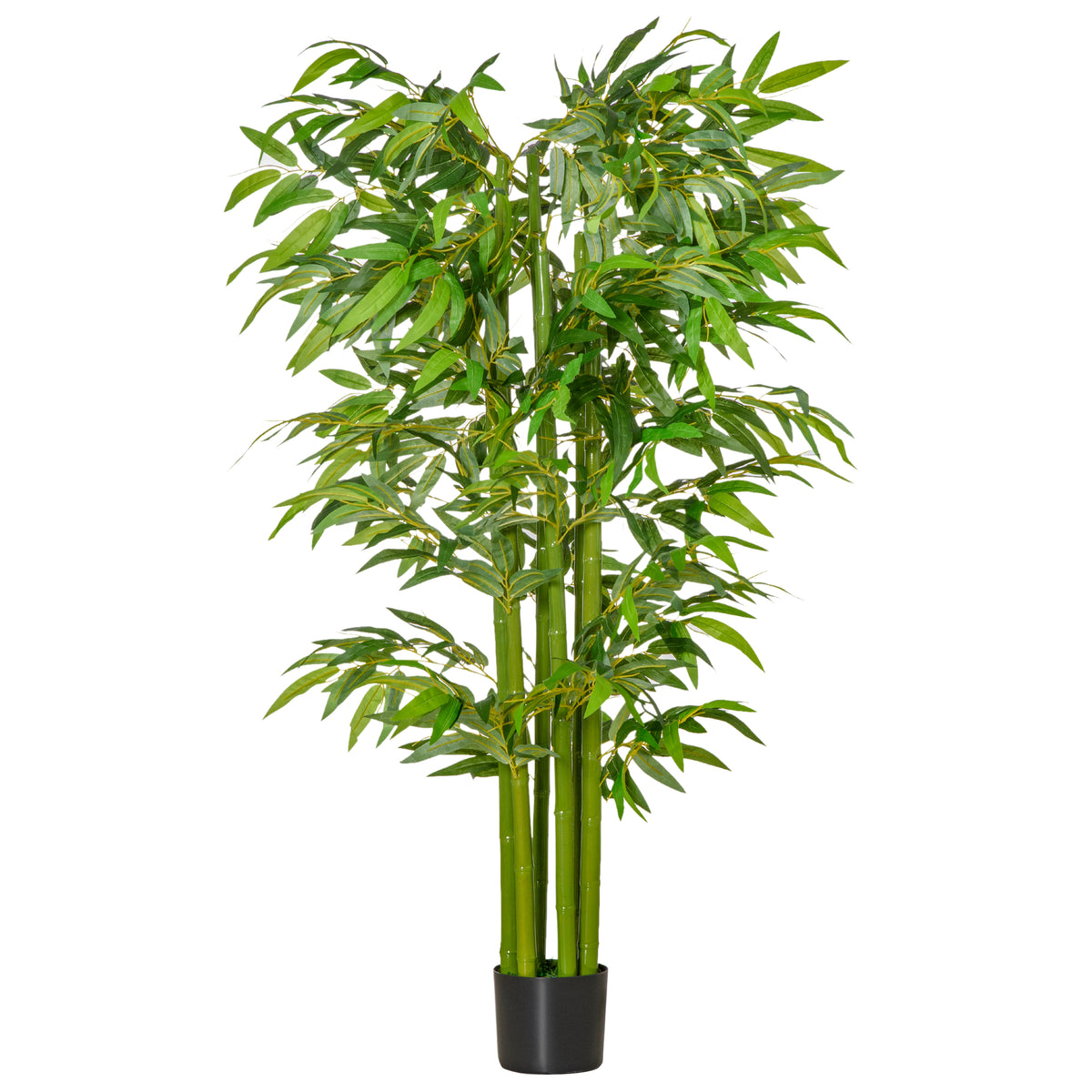 5.3ft Artificial Tree, Indoor Fake Bamboo with Pot, for Home, Office, and Living Room Decor-Artificial Trees-DECOROLALA
