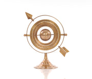 5.5" X 7" X 8.5" Brass Armillary-Sculptures-DECOROLALA