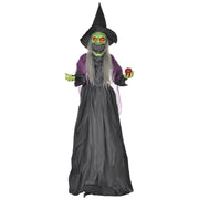 5.9' Animatronic Halloween Witch - Sound & Motion Activated-Home Furnishings > Holiday & Seasonal > Halloween Decorations-DECOROLALA