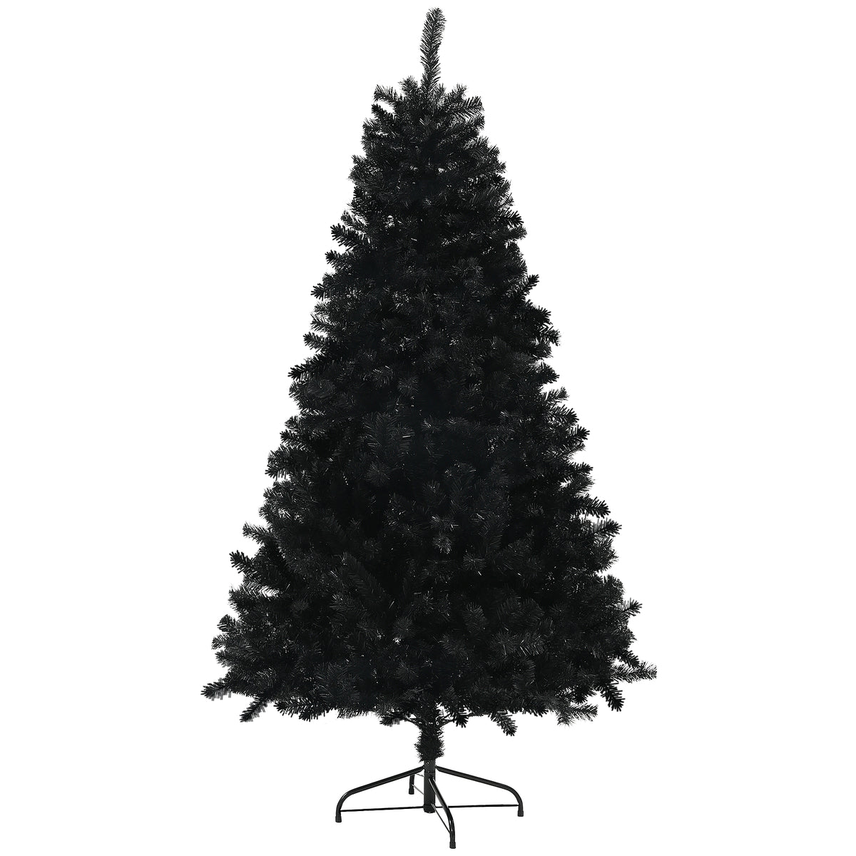 5ft Artificial Christmas Tree - Black Hinged 700 Tips-Home Furnishings > Holiday & Seasonal > Christmas Trees > Artificial Christmas Trees-DECOROLALA