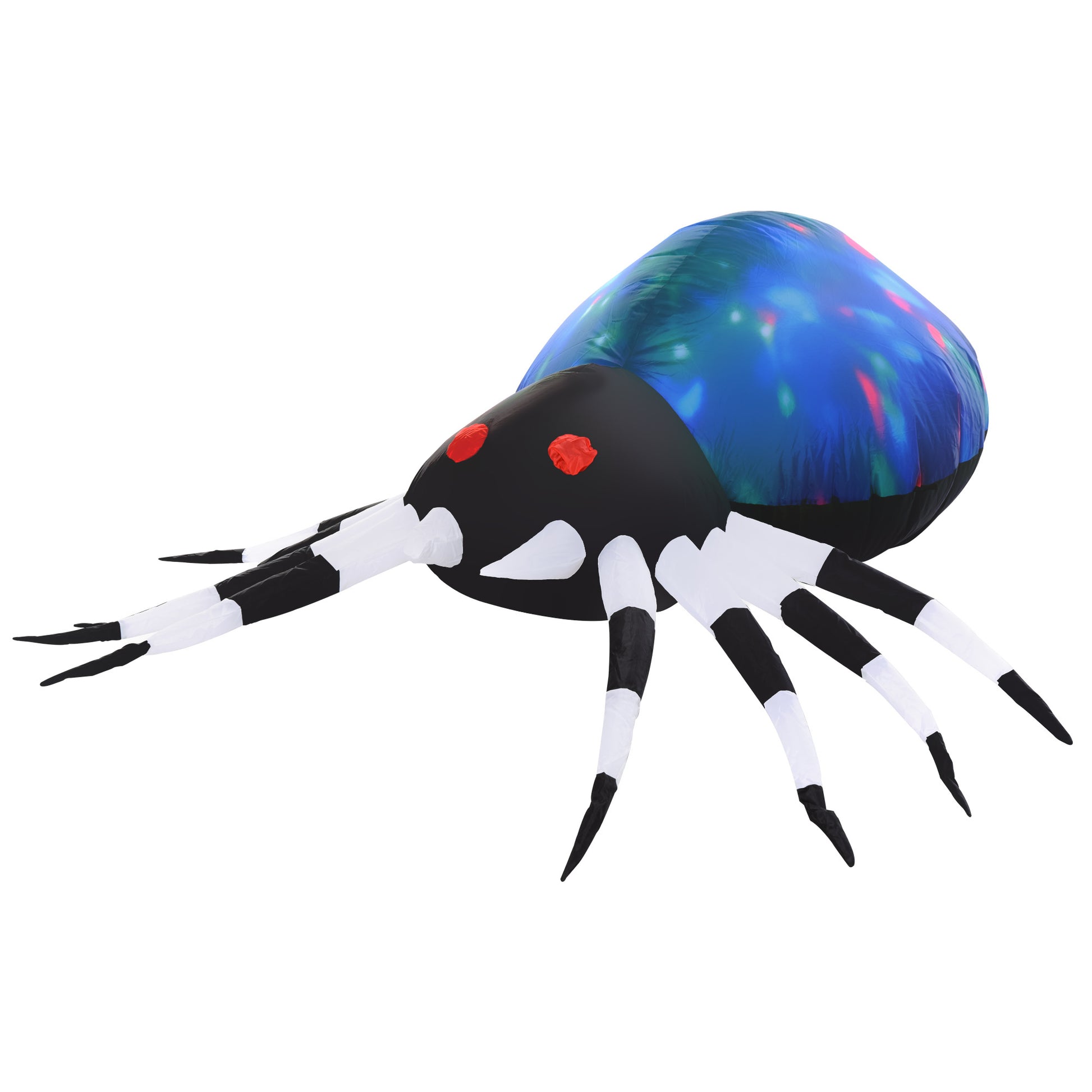 5ft Halloween Giant Spider LED Inflatable Decoration-Home Furnishings > Holiday & Seasonal > Halloween Decorations-DECOROLALA